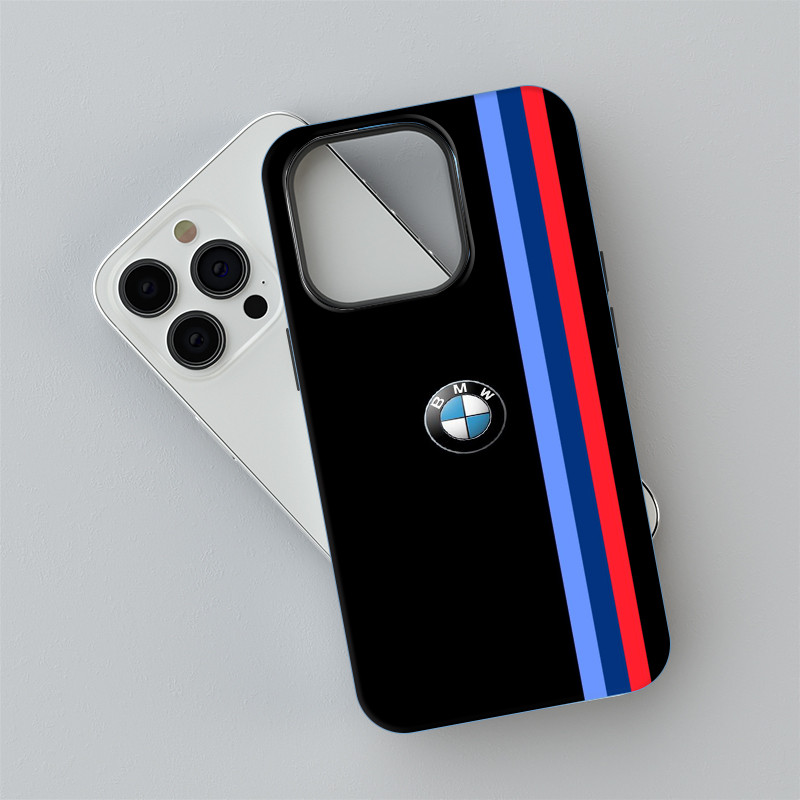 Étui iPhone de logo de voiture à la mode