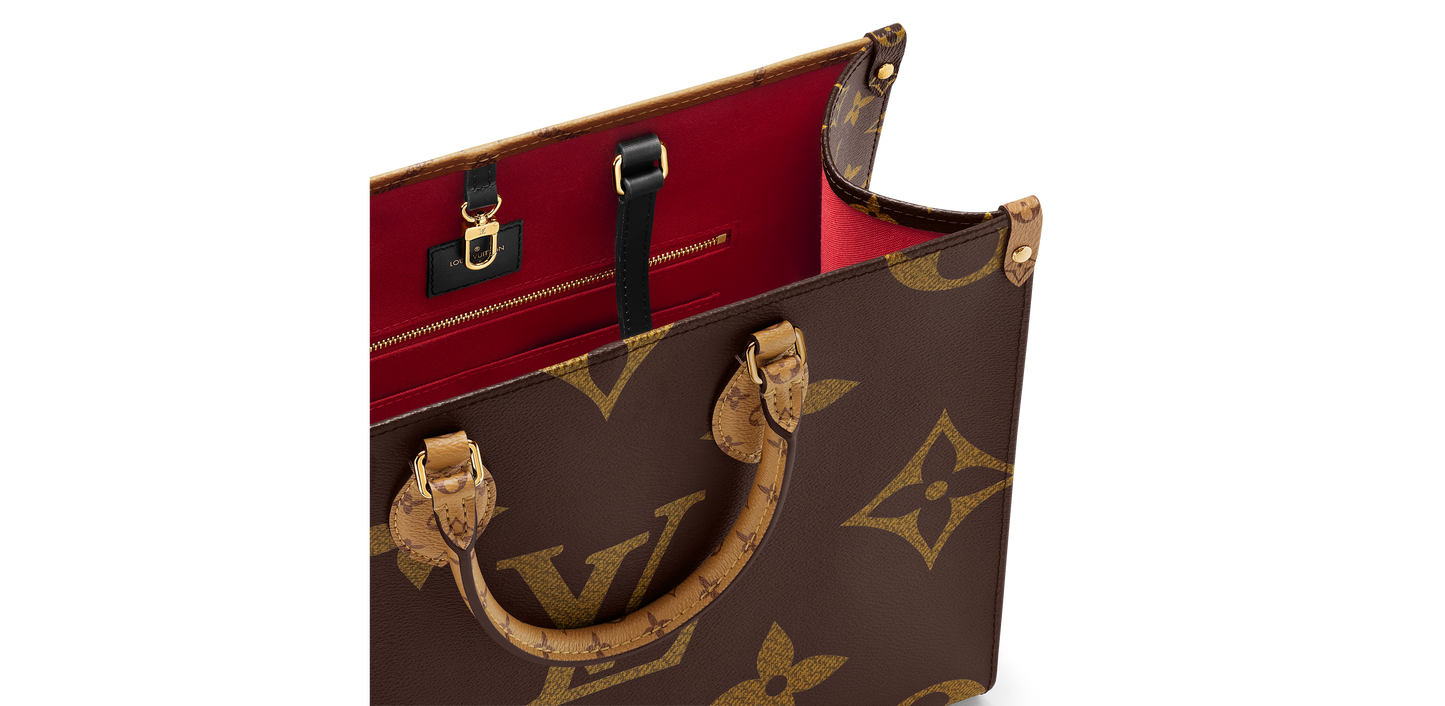 OnTheGo MM – Bolsa Tote Feminina Monogram de Luxo