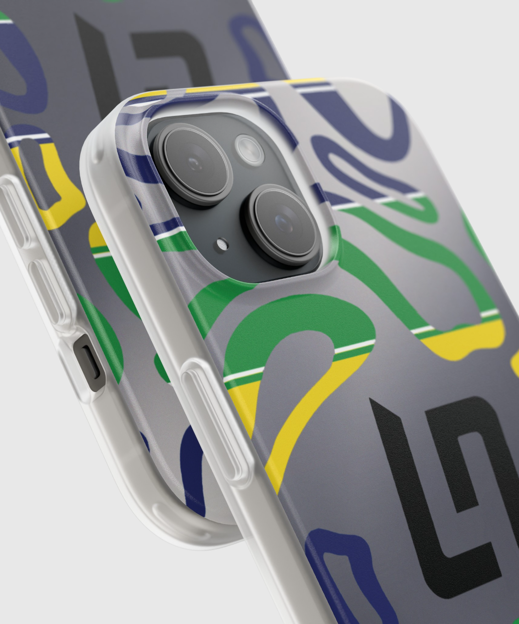 Case de téléphone de casque monaco de Lando Norris 2024