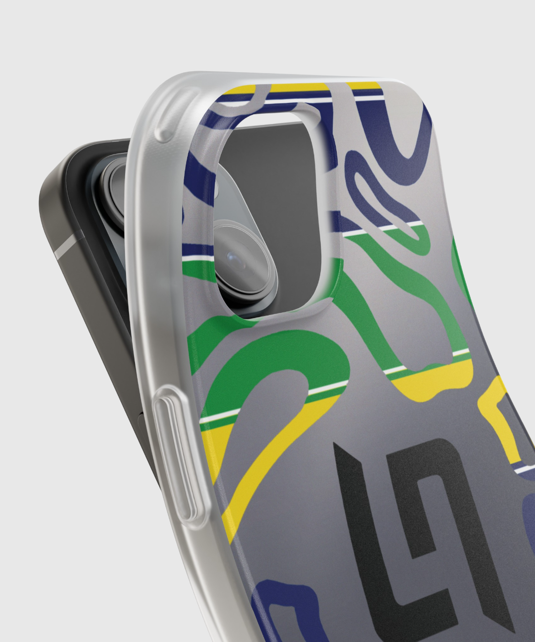 Case de téléphone de casque monaco de Lando Norris 2024