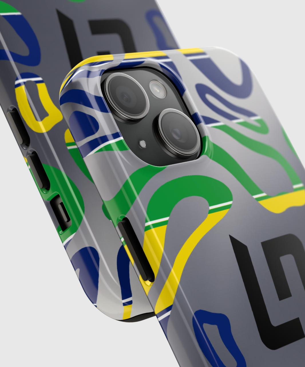 Case de téléphone de casque monaco de Lando Norris 2024