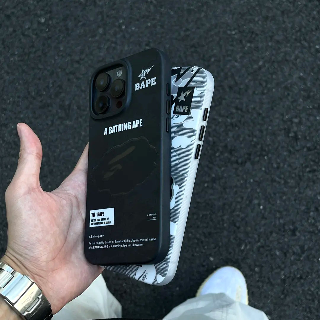 Elegante custodia per iPhone opaca con la pelle