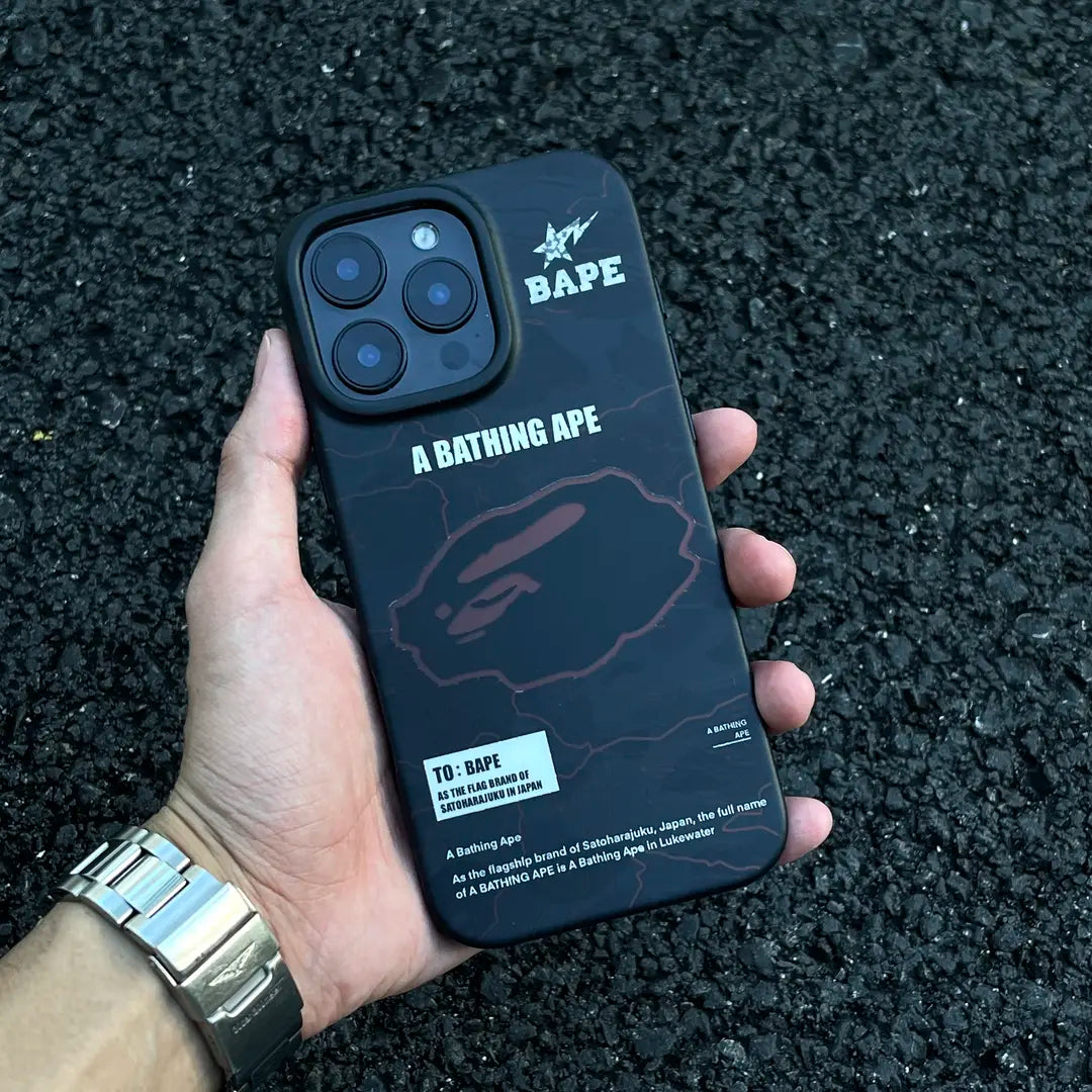 Elegante custodia per iPhone opaca con la pelle