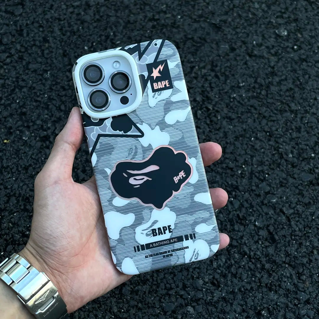 Elegante custodia per iPhone opaca con la pelle