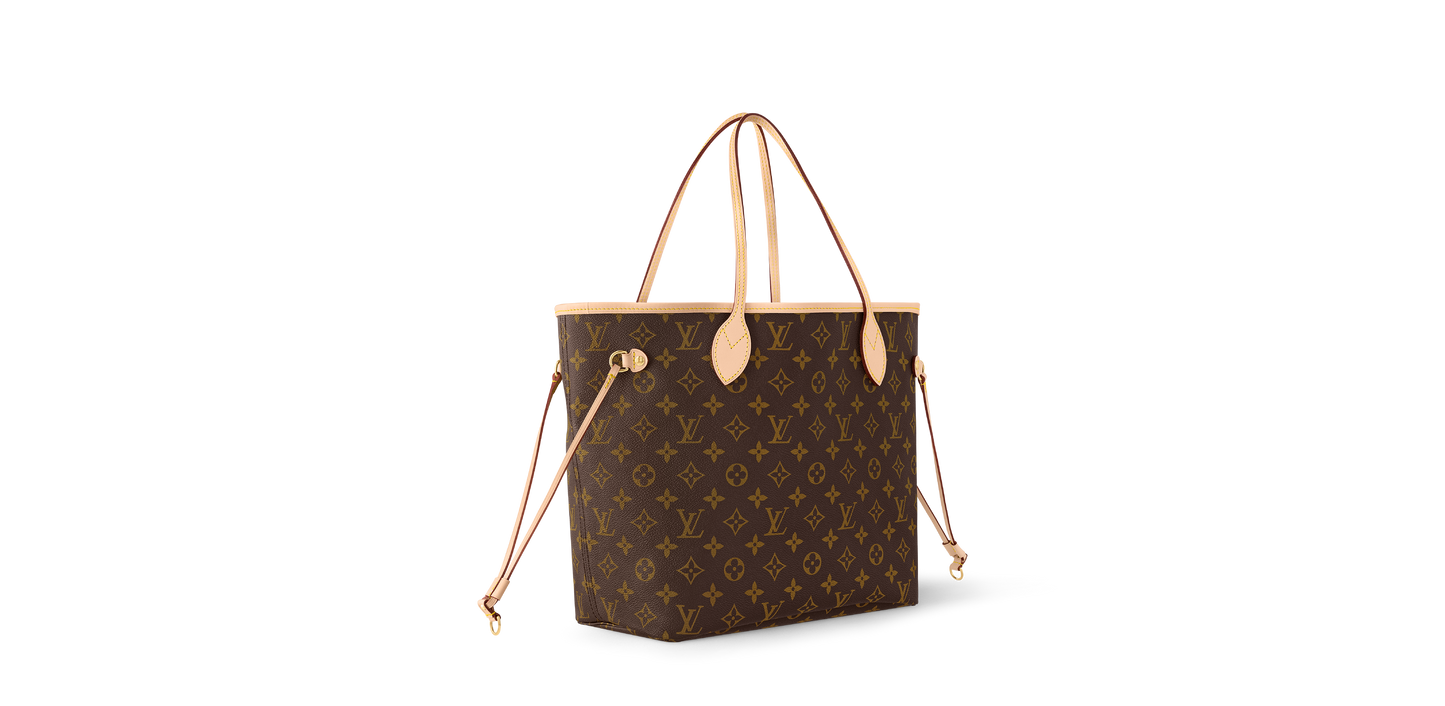 Neverfull MM – Bolsa Tote Feminina Monogram de Luxo