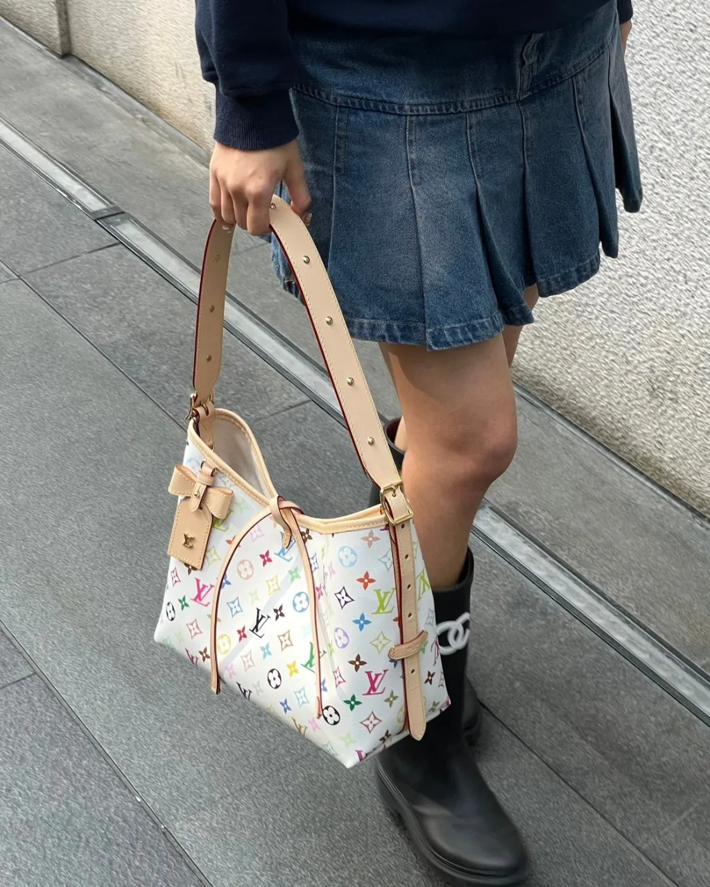 CarryAll PM Multicolorida Branca – Bolsa Feminina de Luxo