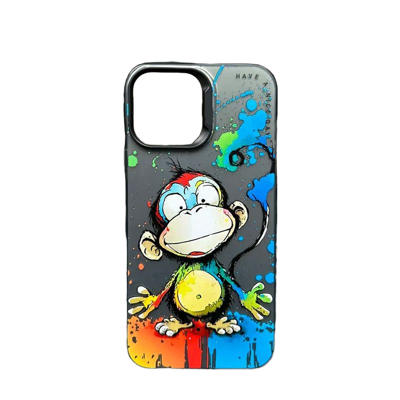 Olieverfschilderij graffiti iPhone16 Case