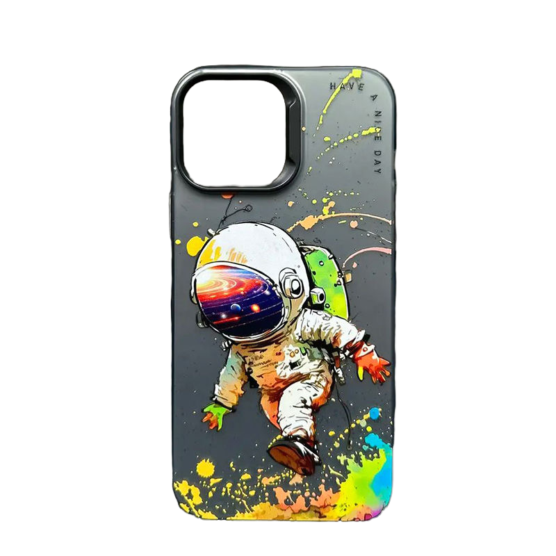 Olieverfschilderij graffiti iPhone16 Case