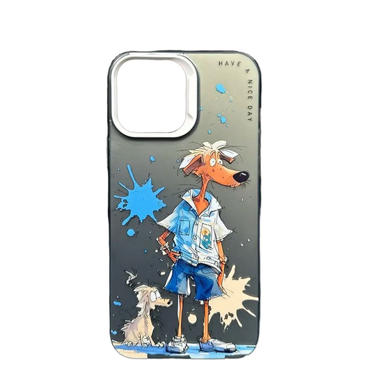 Custodia per iPhone graffiti di moda