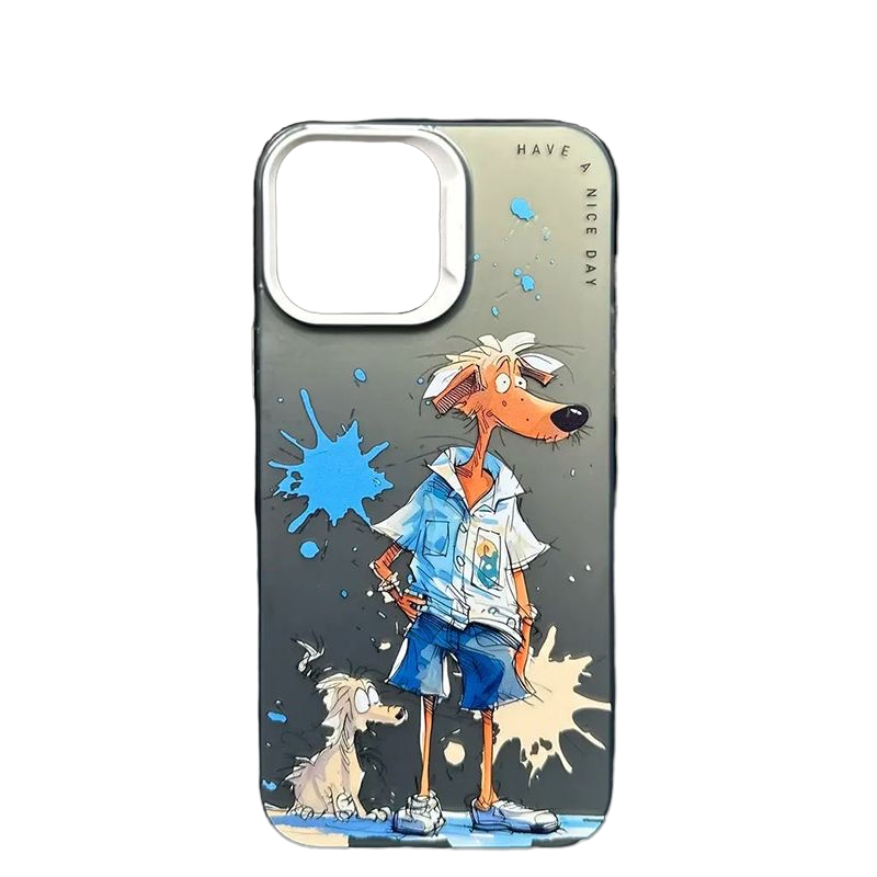 Het Hoesje van Graffiti iPhone16 van het olieverfschilderij