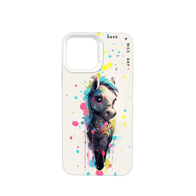 Olieverfschilderij graffiti iPhone16 Case