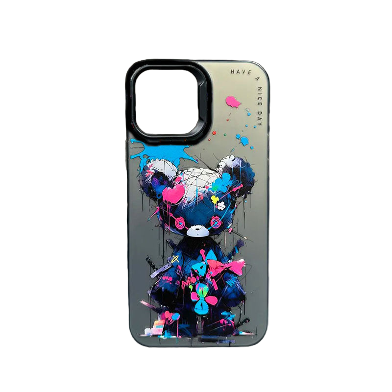 Olieverfschilderij graffiti iPhone16 Case