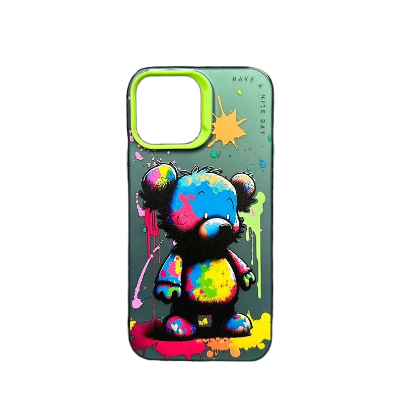 Olieverfschilderij graffiti iPhone16 Case