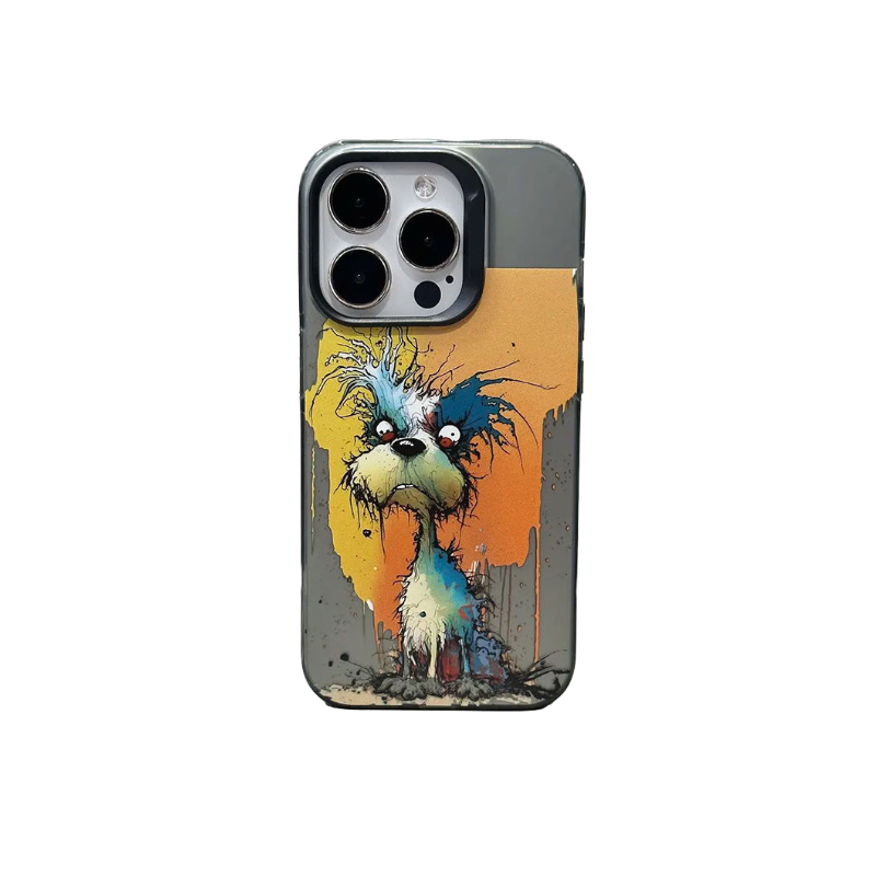 Case di graffiti di pittura ad olio iPhone16