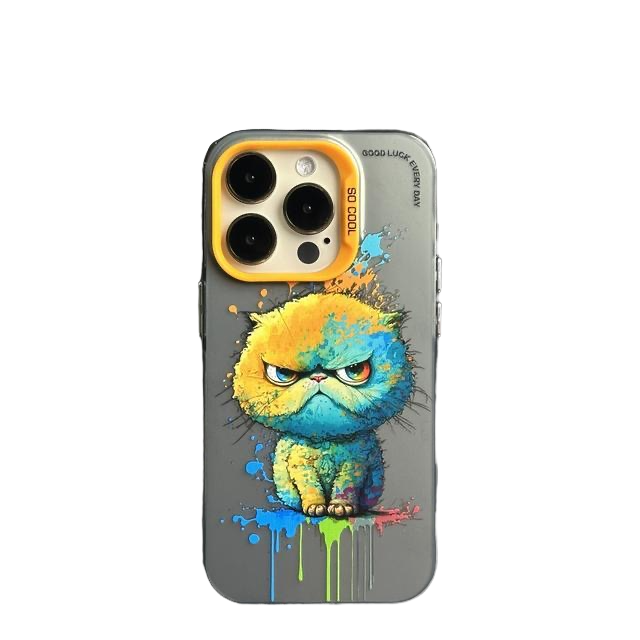 Het Hoesje van Graffiti iPhone16 van het olieverfschilderij