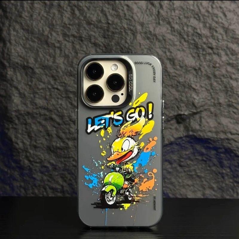 Olieverfschilderij graffiti iPhone16 Case