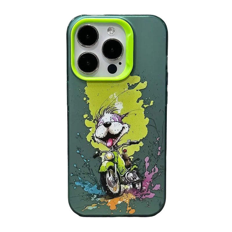 Case di graffiti di pittura ad olio iPhone16