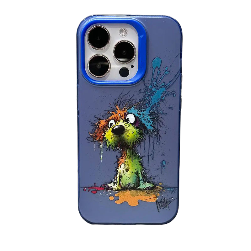 Olieverfschilderij graffiti iPhone16 Case