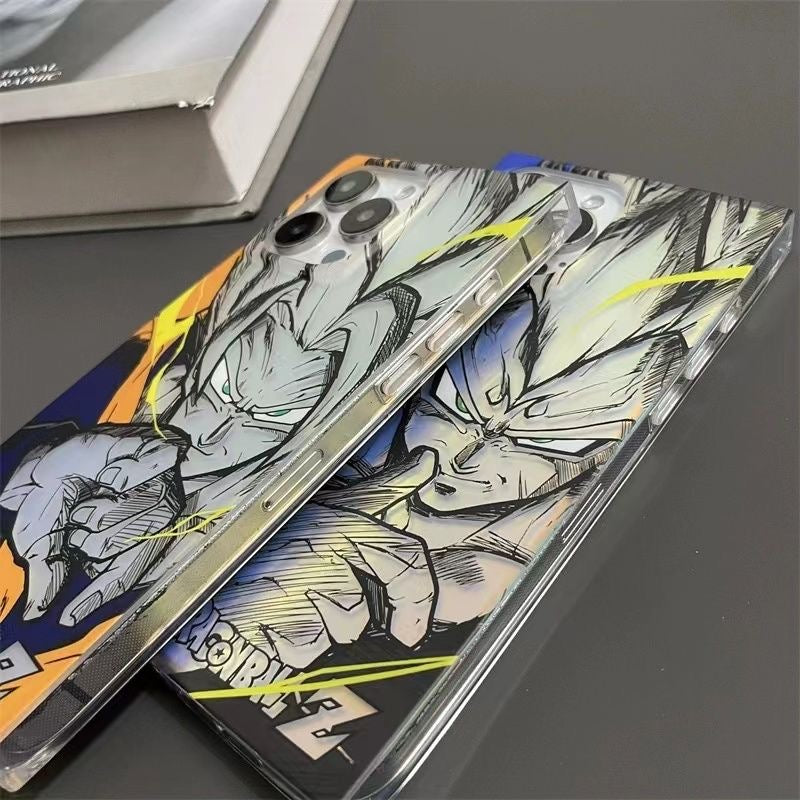 Estuche de iPhone de anime cuadrado