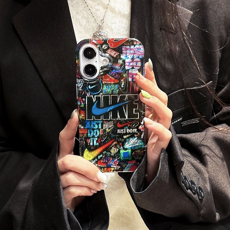 Gepersonaliseerde graffiti -sport iPhone -hoes