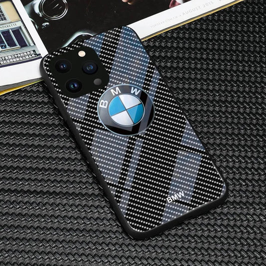 Étui iPhone de logo de voiture à la mode