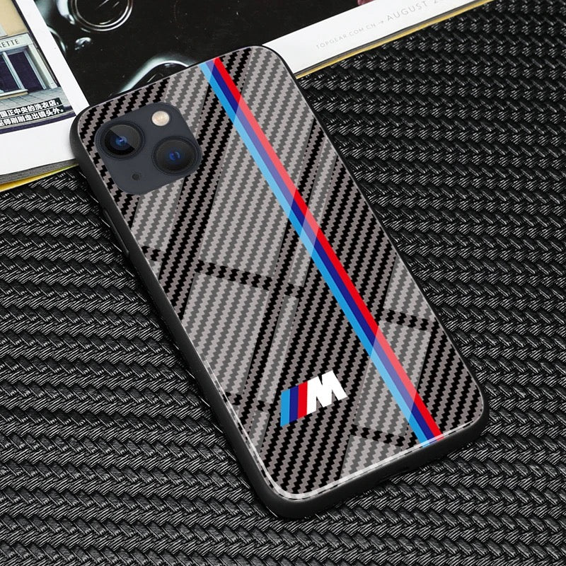 Étui iPhone de logo de voiture à la mode