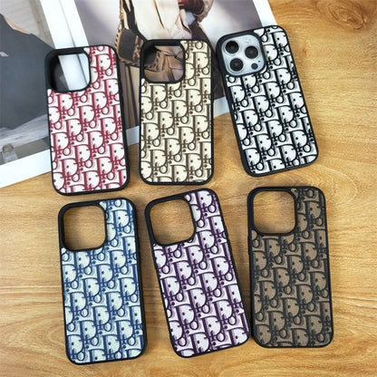 Luxe klassieke cd grijze iPhone -hoes