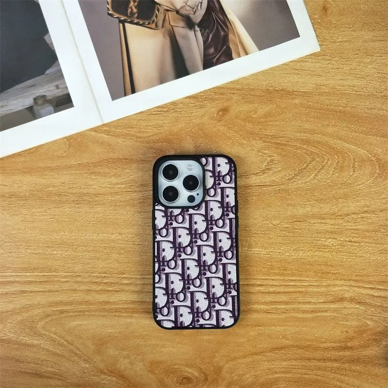 Luxe klassieke cd grijze iPhone -hoes