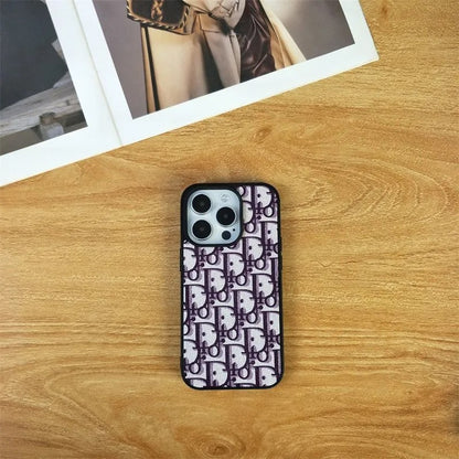 Luxe klassieke cd grijze iPhone -hoes