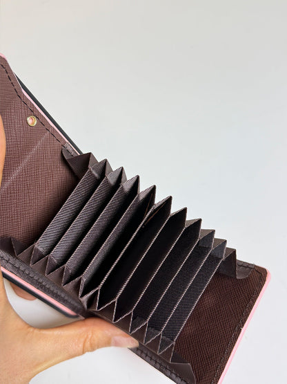 Pink iPhone case 2006 | Accordion card holder (subject to the video)