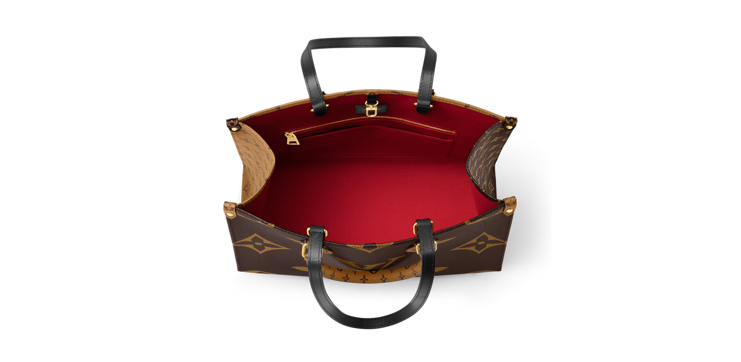 OnTheGo MM – Bolsa Tote Feminina Monogram de Luxo