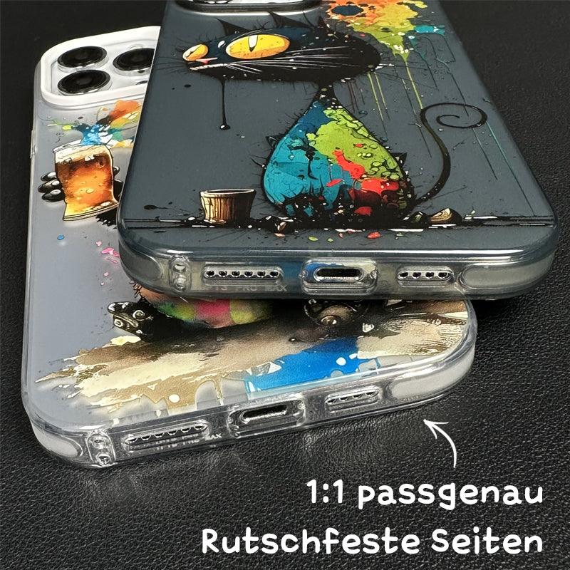 Het Hoesje van Graffiti iPhone16 van het olieverfschilderij