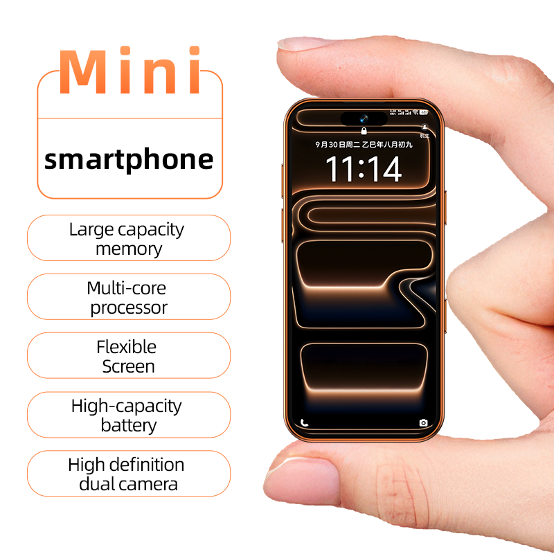 i17 MiniPhone Unlocked Phone 5.5" HD High Quality Android 14