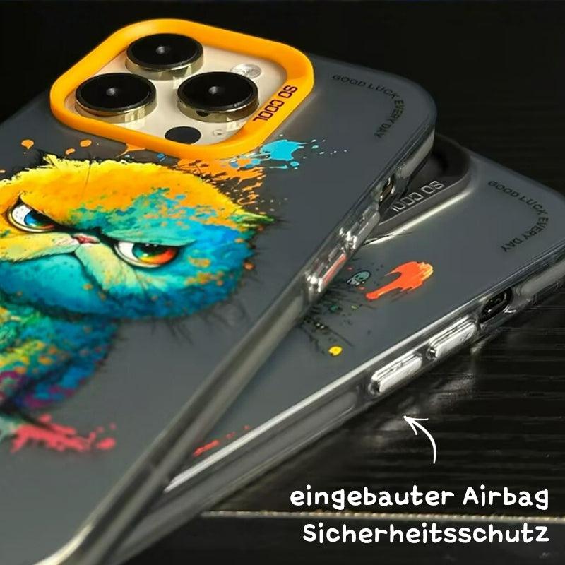 Het Hoesje van Graffiti iPhone16 van het olieverfschilderij