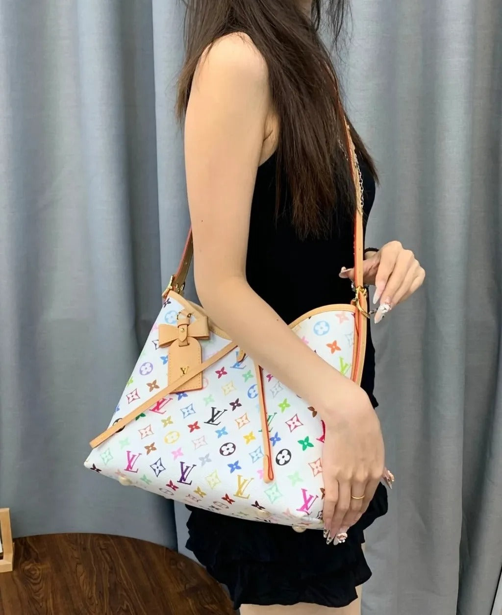 CarryAll PM Multicolorida Branca – Bolsa Feminina de Luxo