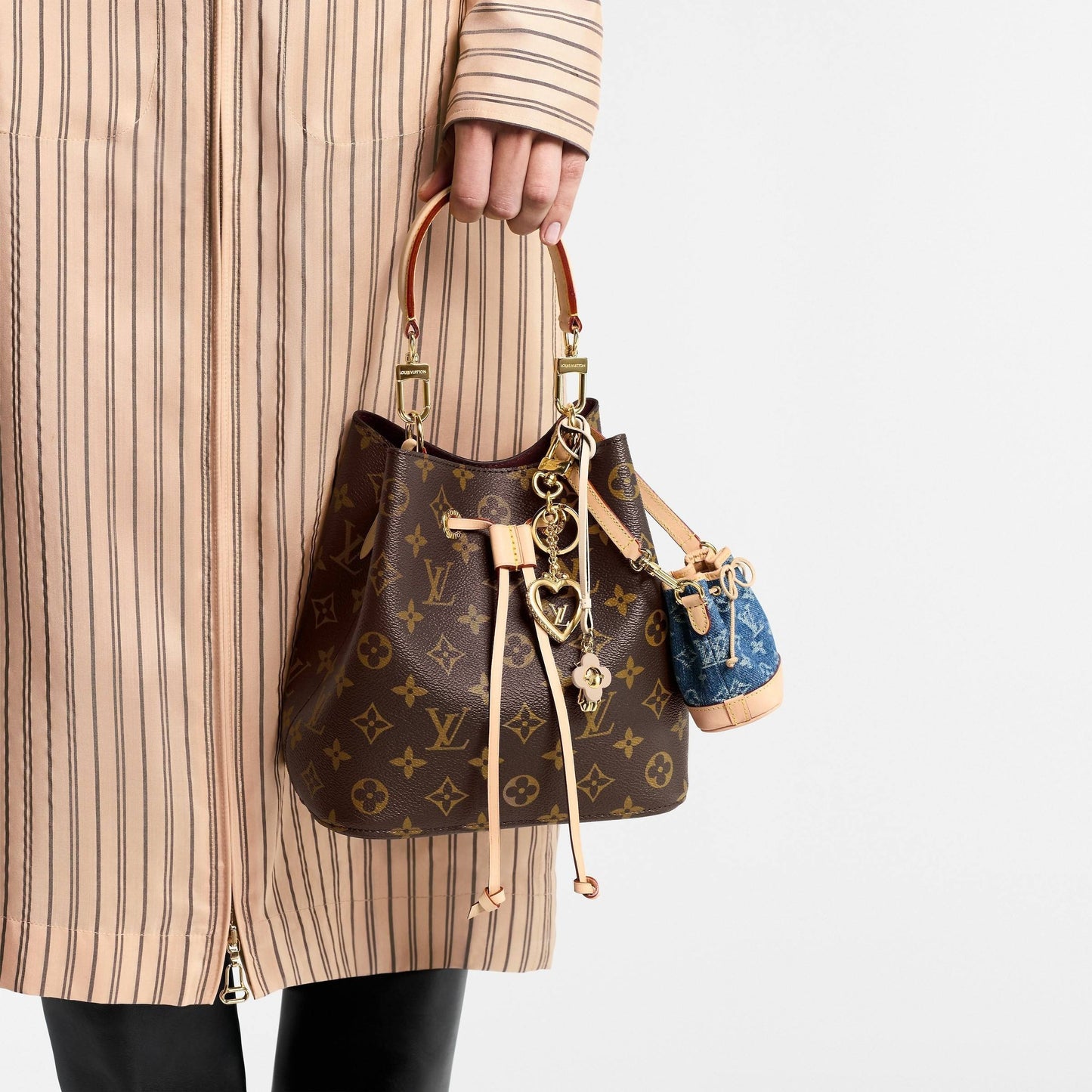 NéoNoé BB – Bolsa Bucket Feminina Monogram de Luxo