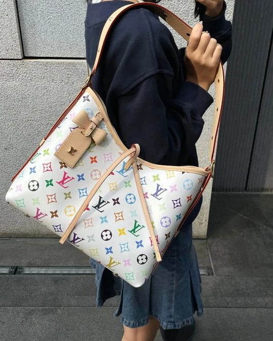 CarryAll PM Multicolorida Branca – Bolsa Feminina de Luxo