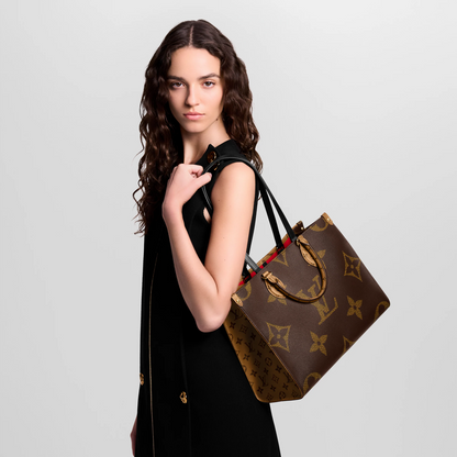 OnTheGo MM – Bolsa Tote Feminina Monogram de Luxo