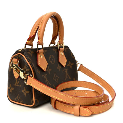Nano Speedy Bandoulière – Bolsa Feminina Mini Monogram de Luxo