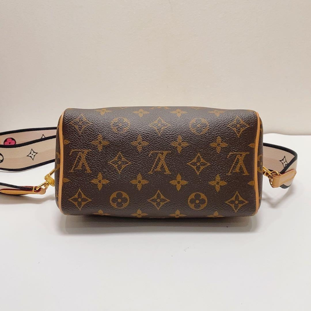 Bolsa Feminina Mini Boston Monogram Marrom