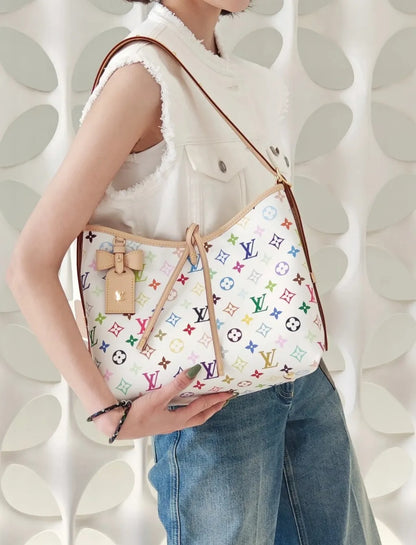 CarryAll PM Multicolorida Branca – Bolsa Feminina de Luxo