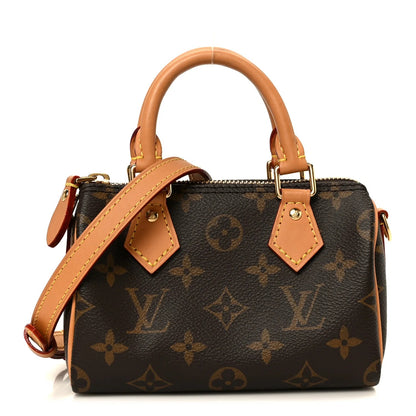Nano Speedy Bandoulière – Bolsa Feminina Mini Monogram de Luxo