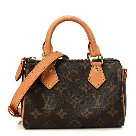 Nano Speedy Bandoulière – Bolsa Feminina Mini Monogram de Luxo