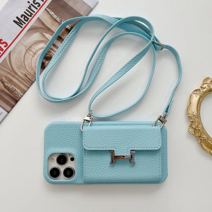 Hermès-Style iPhone Case-Horizontal