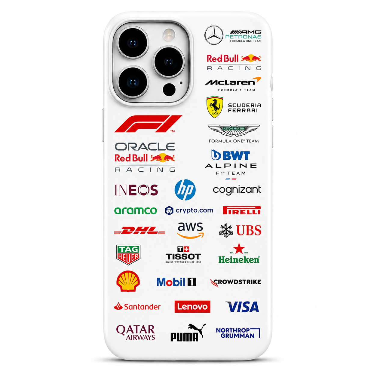 Étui iPhone de logo de voiture à la mode