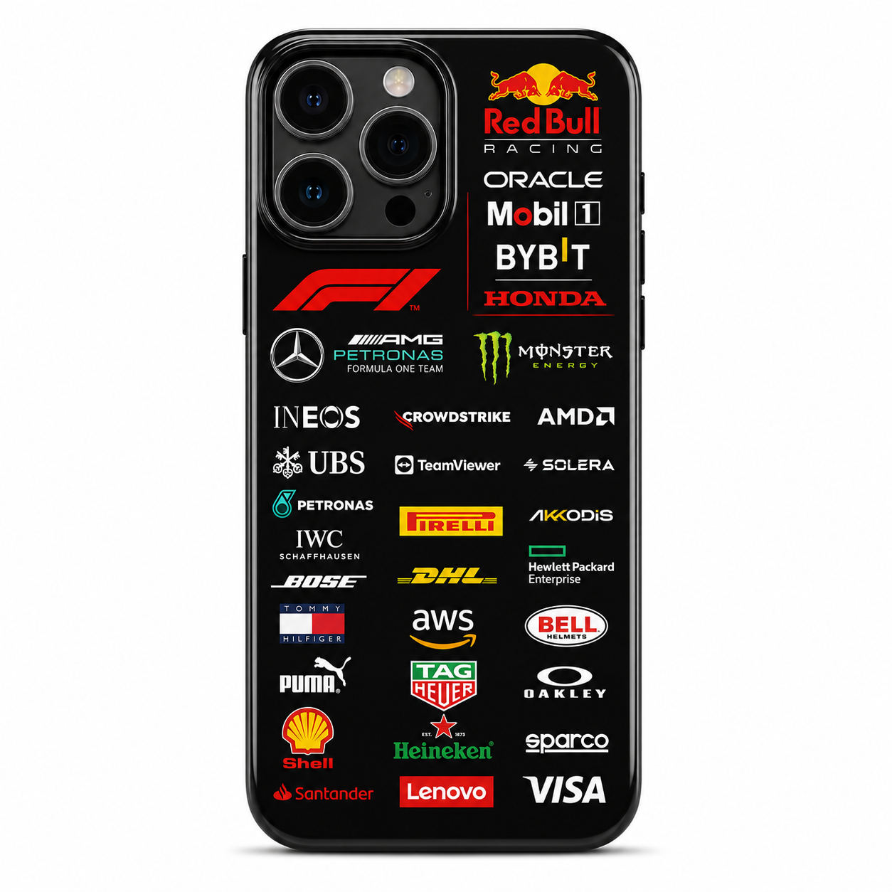 Étui iPhone de logo de voiture à la mode