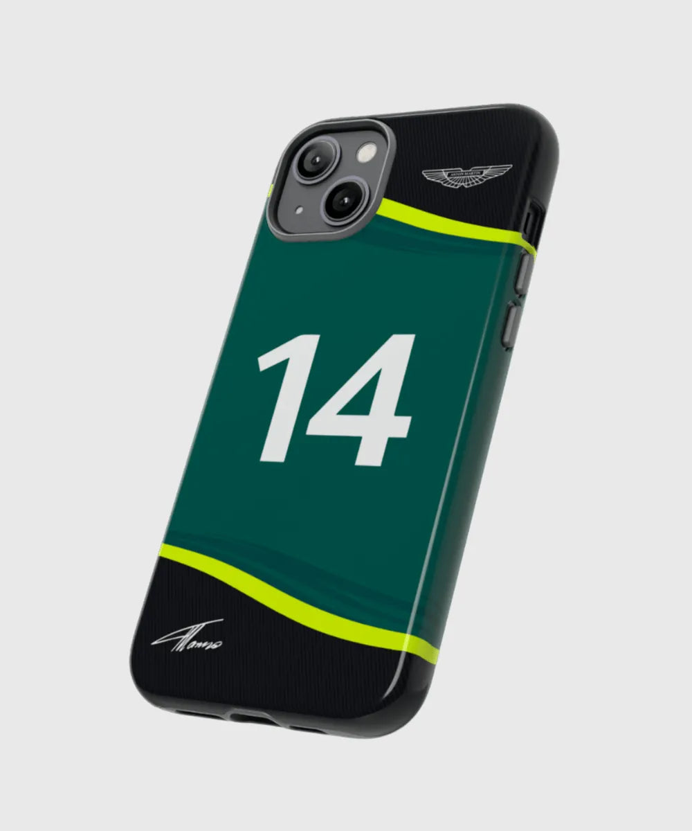 Fernando Alonso Aston Martin Coque Pour Téléphones