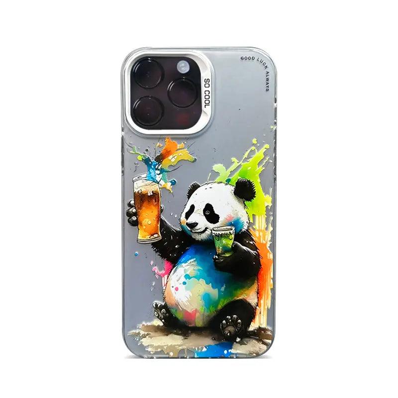 Olieverfschilderij graffiti iPhone16 Case