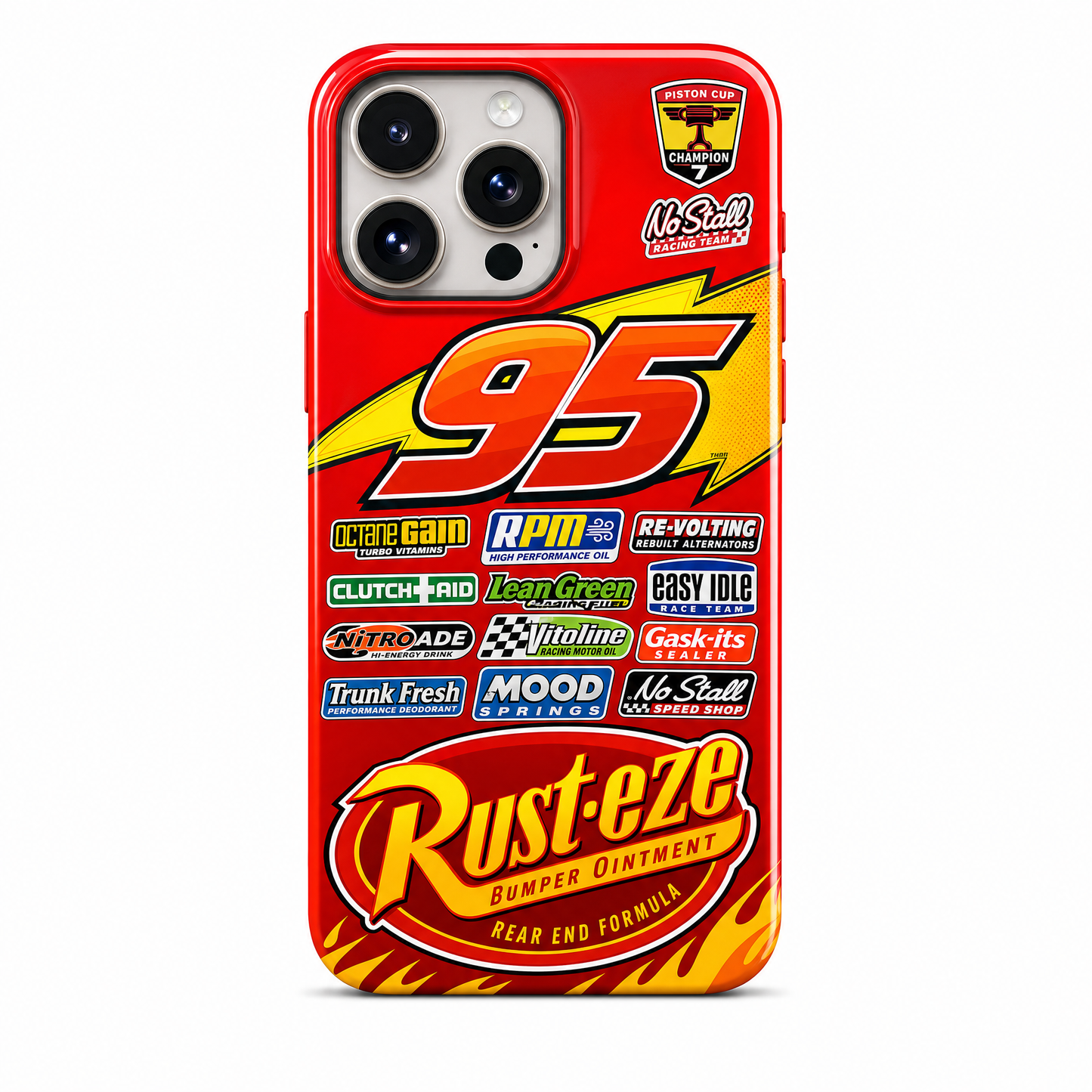 Étui iPhone de logo de voiture à la mode
