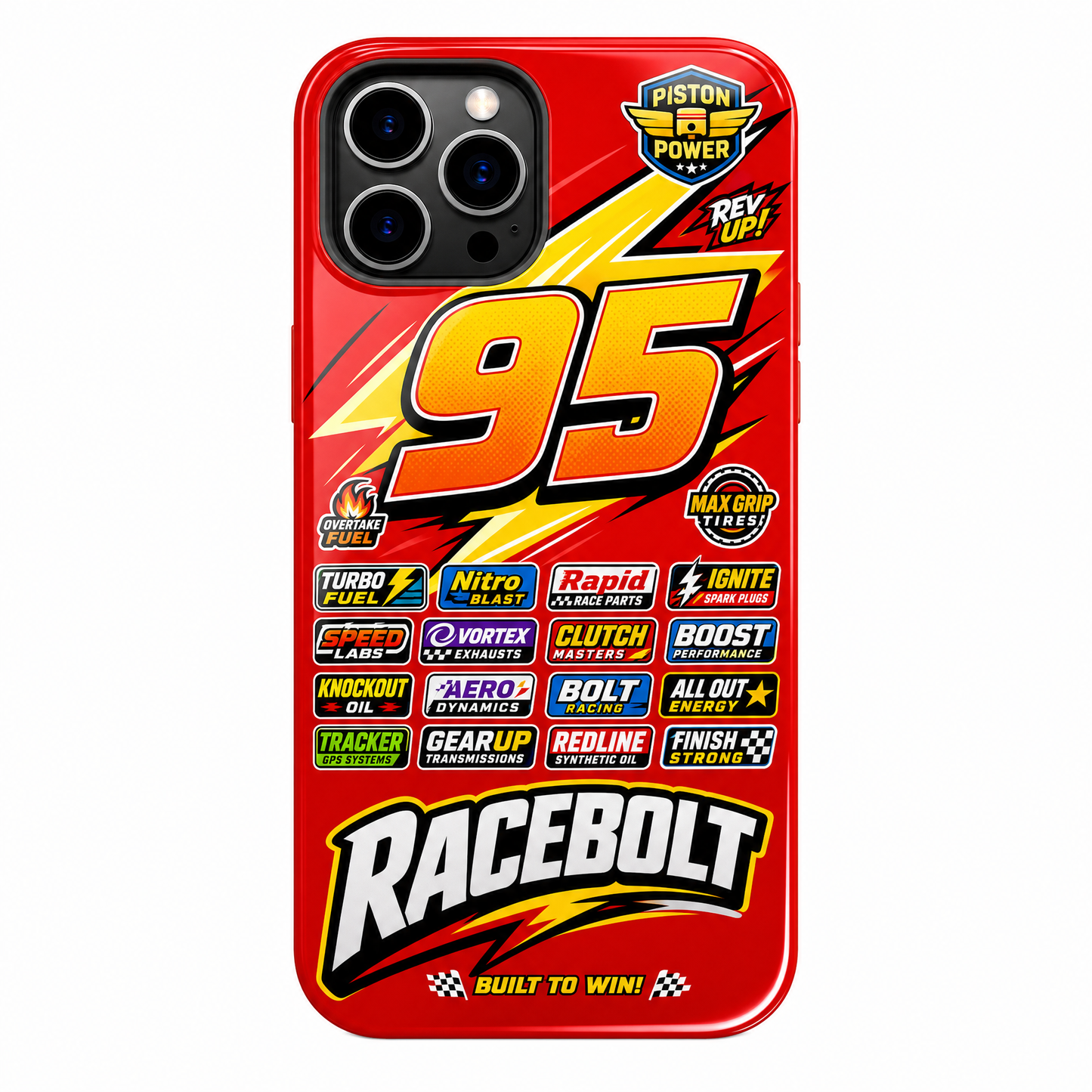 Étui iPhone de logo de voiture à la mode